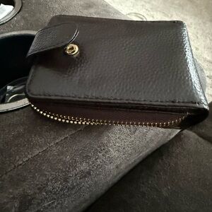 Sleek Dark  Brown Key & Card Holder